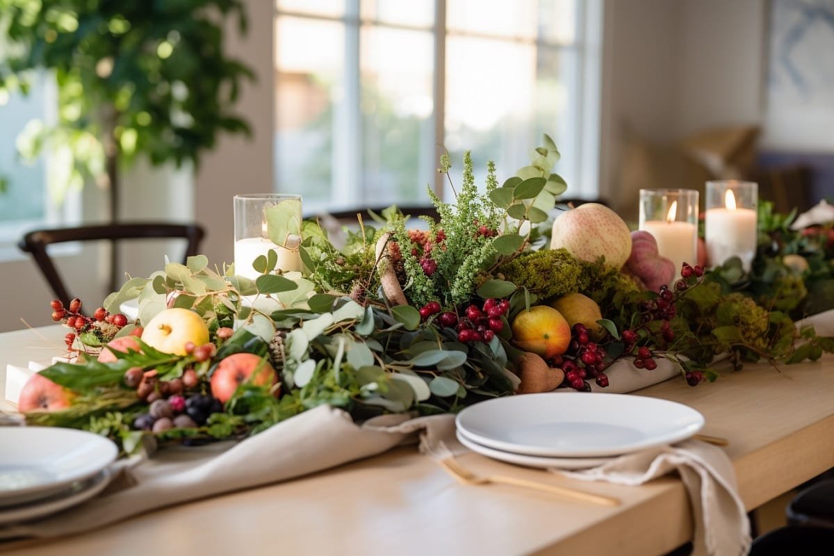 Centres de Thanksgiving et décor de table
