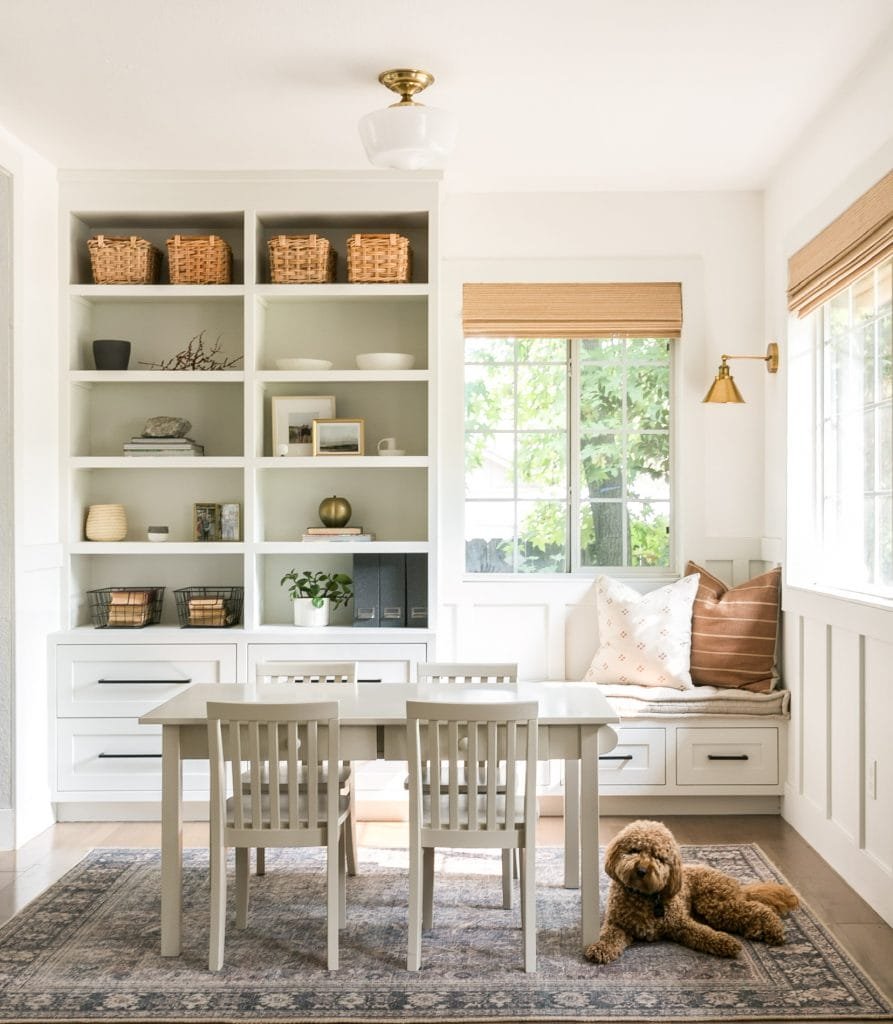 Functionality and smart space utilization in an apartment interior by Decorilla designer, Amanda J
