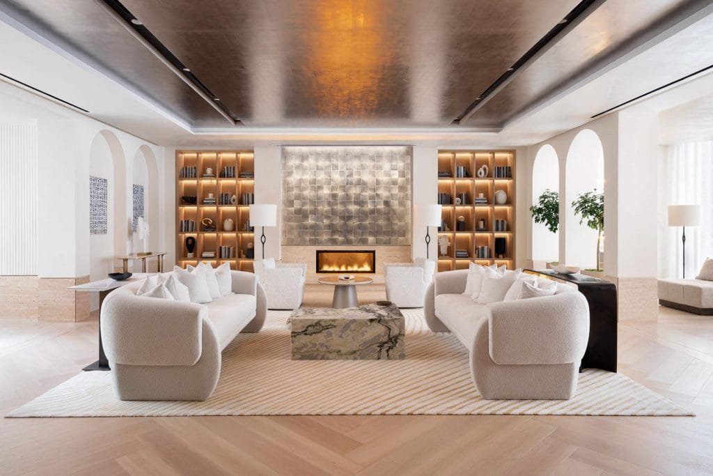 Luxury interior design of a formal living room by Decorilla designer, Molly I.—Can AI replace interior designers