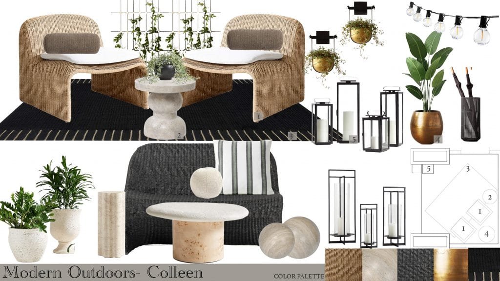 Preliminary proposal from Decorilla designer Shameika B.