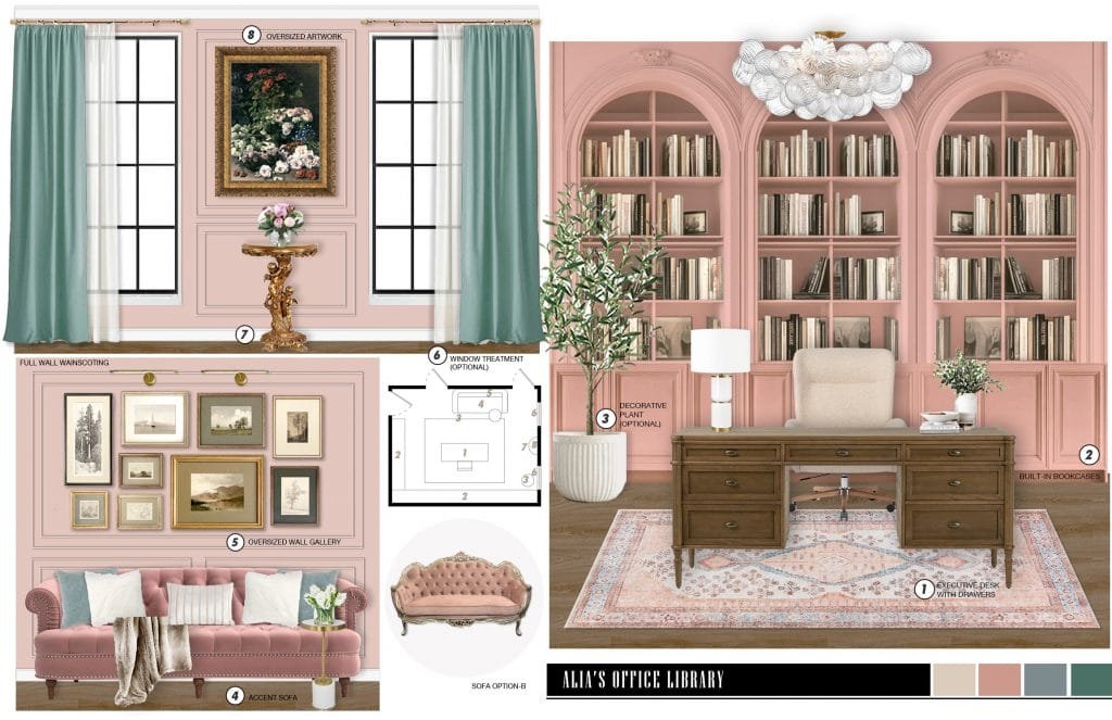 Proposta preliminare del designer di Decorilla, Picharat A.