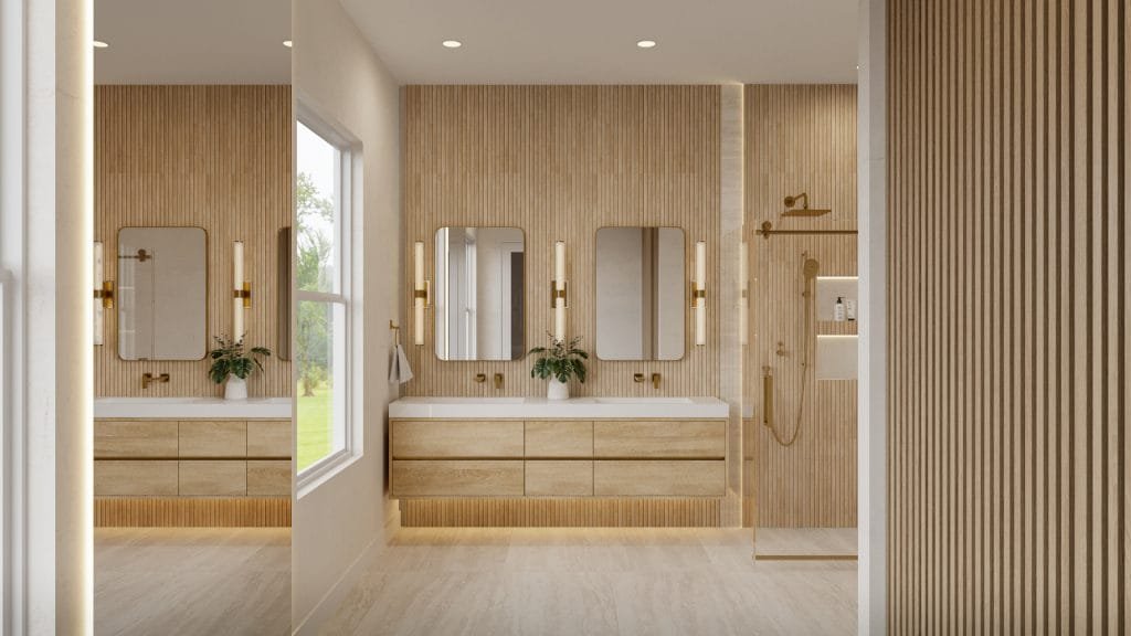 Luxury bathroom renovation by Decorilla
