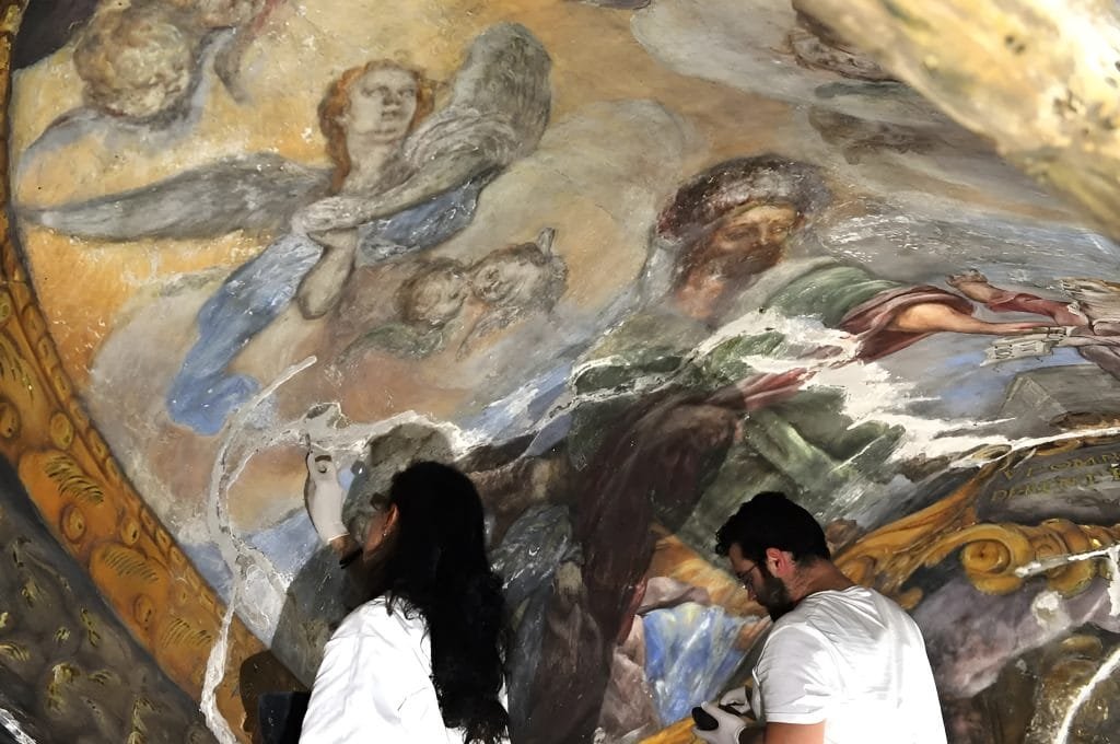 Painting of the Saint-Nicolas church.