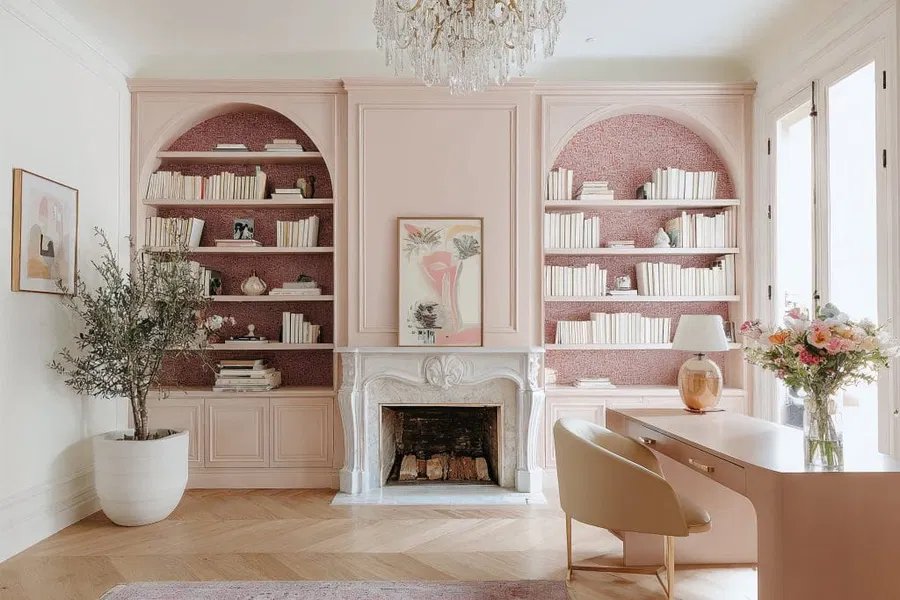 Ufficio in stile francese per interni di Decorilla