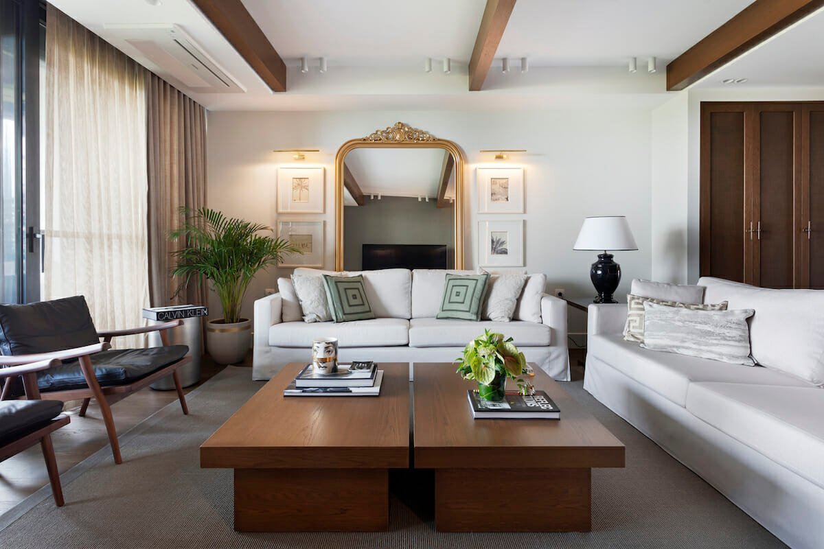 interior decorator cost transitional living room