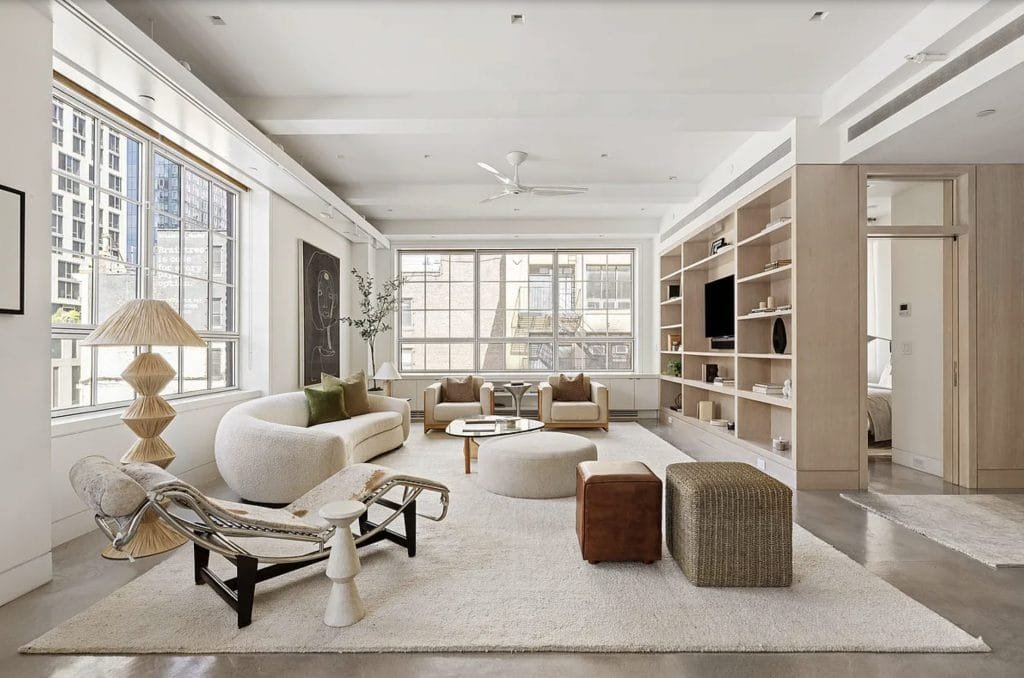 living room design cost by Decorilla designer Leanna S.