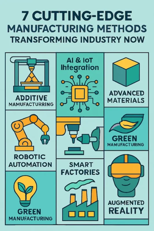 7 Cutting-Edge Manufacturing Methods Transforming Industry Now