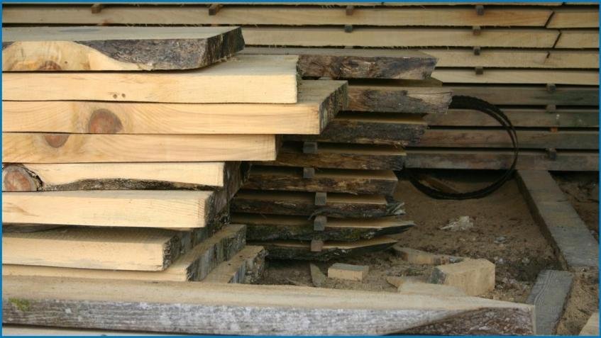 Oak is a classic choice for structural elements due to its incredible strength and longevity.