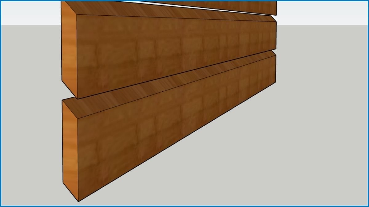 Diagram of an Open Joint Rainscreen profile.