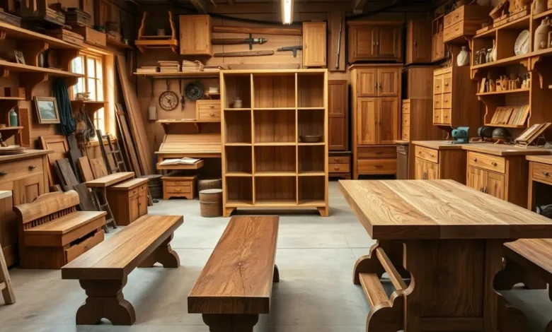 أثاث مصنوع يدويًا: قم بتحويل منزلك بقطع فريدة من نوعها