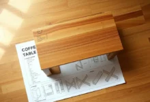 DIY Coffee Table 5-Step Woodworking Plan & Dimensions