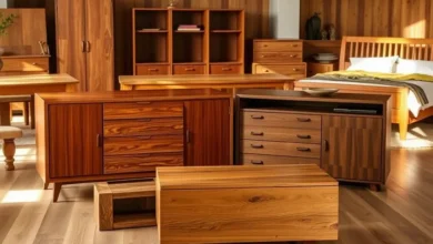 Types of wood used in furniture making and their advantages