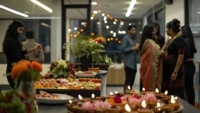 Diwali office decor ideas for workspaces