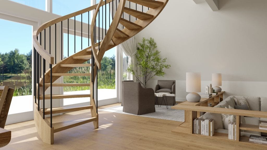 A-frame home interior by Decorilla