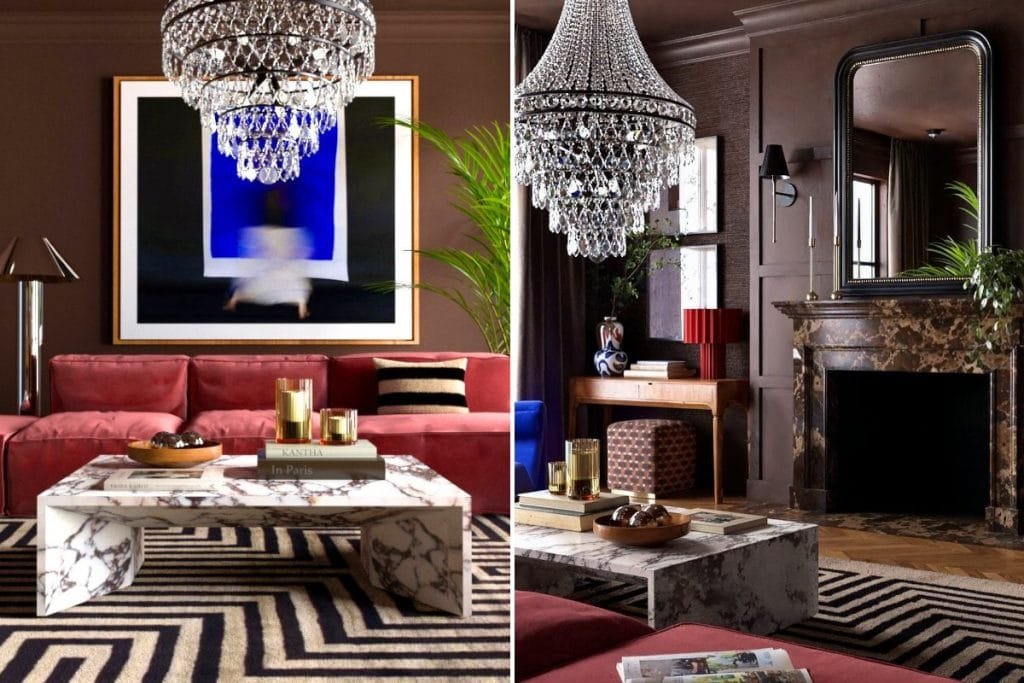 Eclectic living room trending lamps by DECORILLA designer, Marya W.