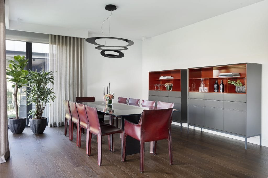 Contemporary dining room new lighting trends by DECORILLA designer, Meric S.