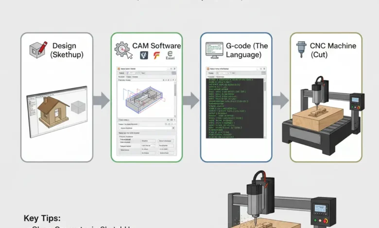 Anfängerhandbuch für CNC-Programme (für Sketchup-Benutzer)