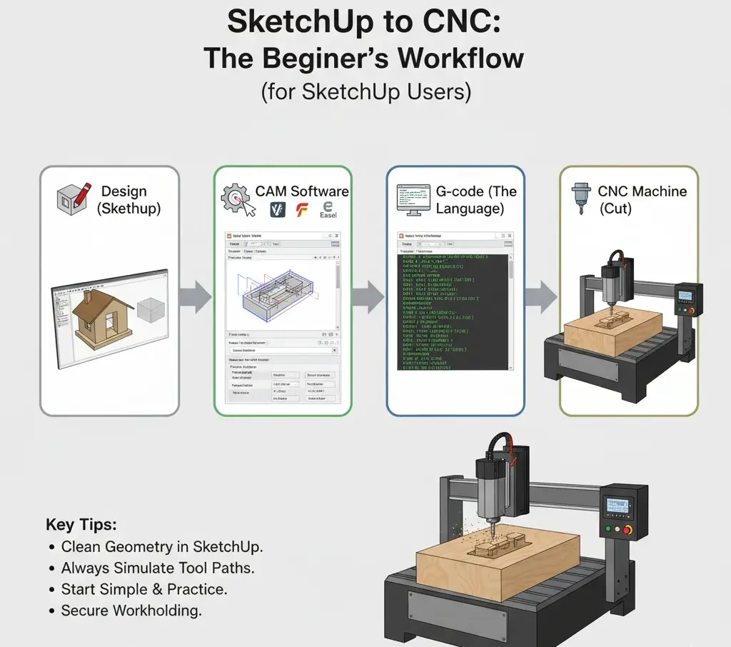 Beginner Guide for CNC Programs (for Sketchup users)