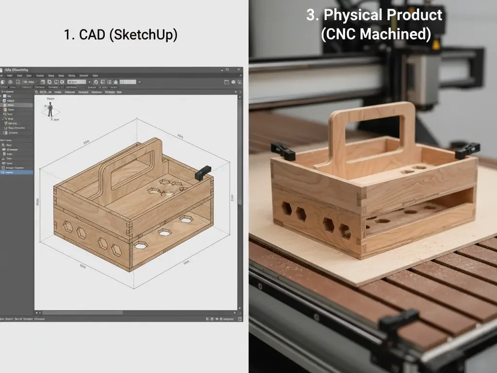 Anfängerhandbuch für CNC-Programme (für Sketchup-Benutzer)