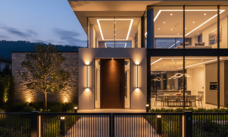 House lighting design.