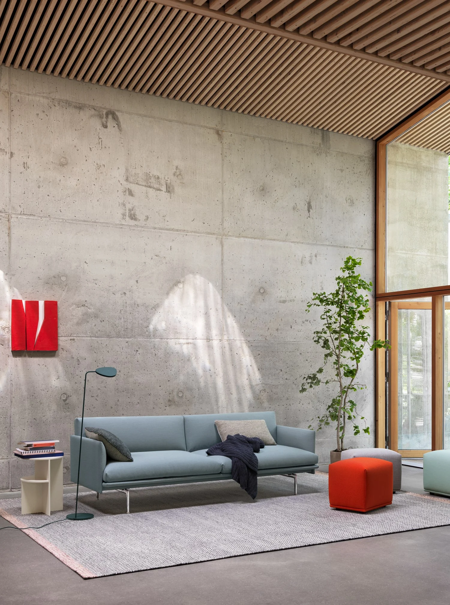 Seasonal decor with Scandinavian furniture