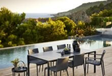 Style your small outdoor space with modern furniture